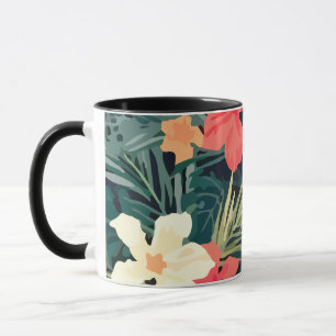 Flora Colourful Hawaiian Pattern Mug