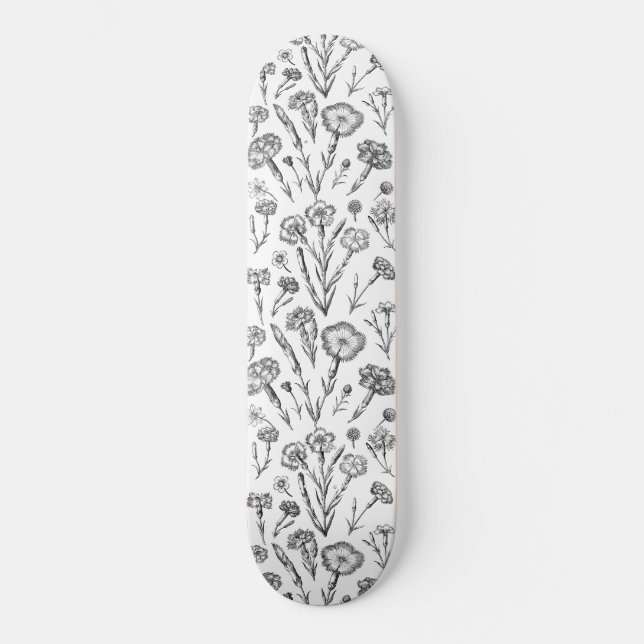 Flora Doodle Skateboard (Front)