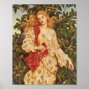 Flora Evelyn De Morgan Poster