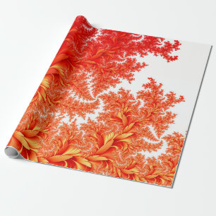 Flora flower blossoms background wrapping paper