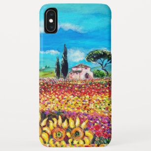 FLORA IN TUSCANY/ Fields ,Poppies and Sunflowers iPhone XS Max Case