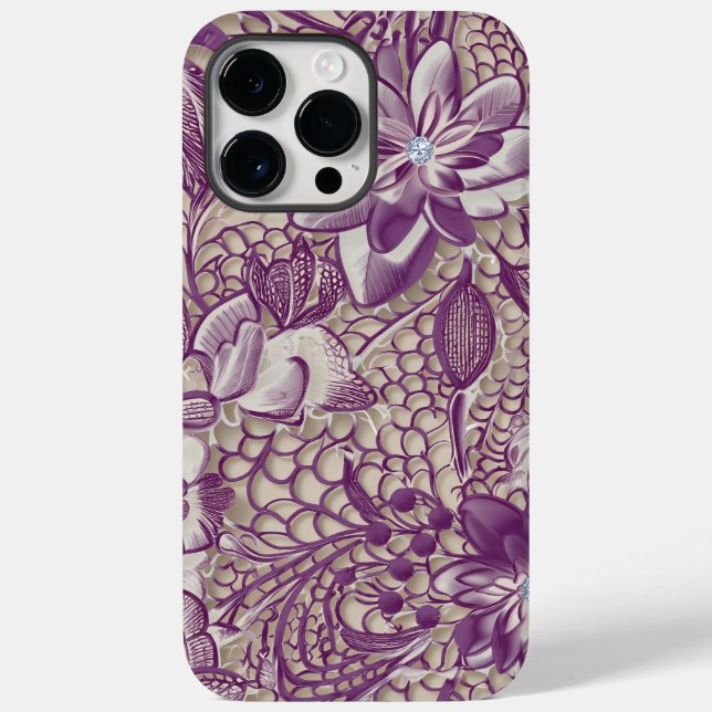 Flora lace Case-Mate iPhone case (Back)