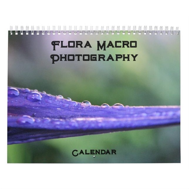 Flora Macro Photography Calendar (Cover)