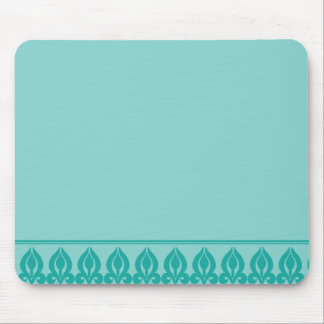 Flora Mousepad-Teal/Teal Mouse Pad