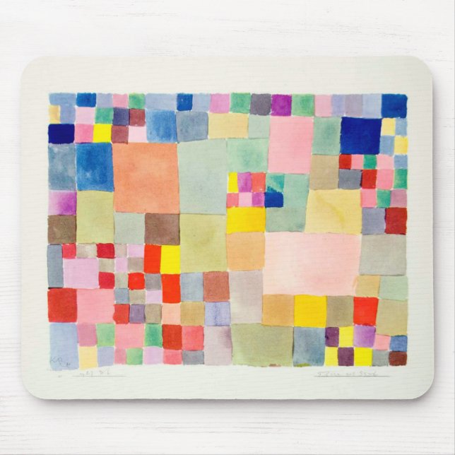 Flora on sand , 1927 , Paul Klee Mouse Pad (Front)