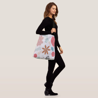 Flora Patterned Cross-Body Tote Bag