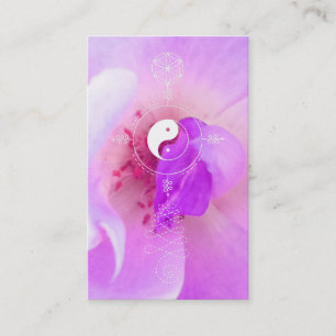 *~* Flora Pink Fuchia Lavender Violet Rose Business Card