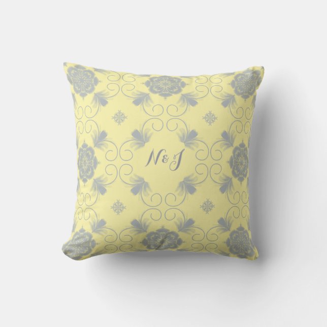 Flora Royale Decorative Throw Pillow (Front)