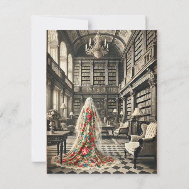 Flora’s Final Chapter – Gothic Victorian Card (Front)
