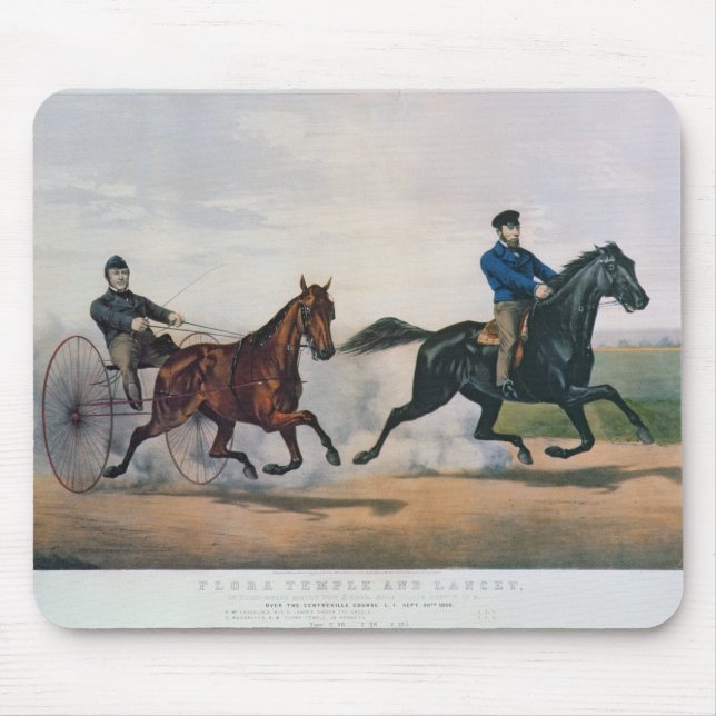 Flora Temple' and 'Lancet' Mouse Pad (Front)