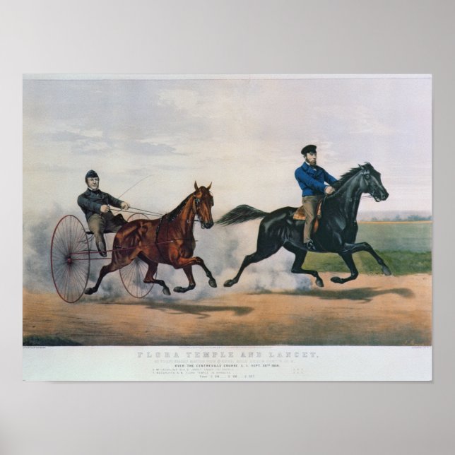 Flora Temple' and 'Lancet' Poster (Front)