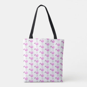 Flora The Flamingo Pattern Tote Bag