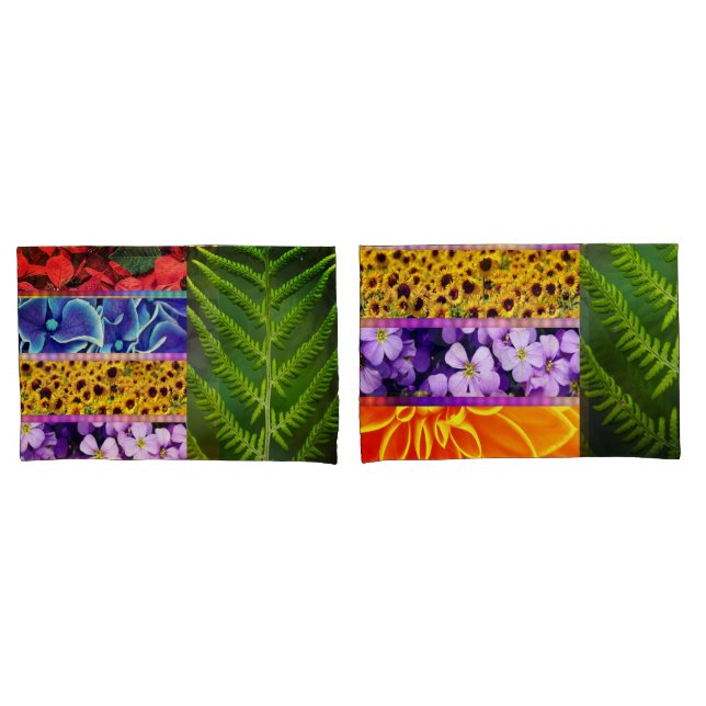 flora tiles pillowcase (Front-Set)