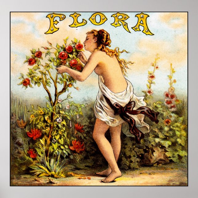 Flora Tobacco Poster (Front)