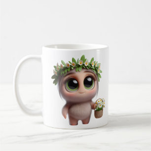 Flora with Daisies, by Natasha Us Coffee Mug