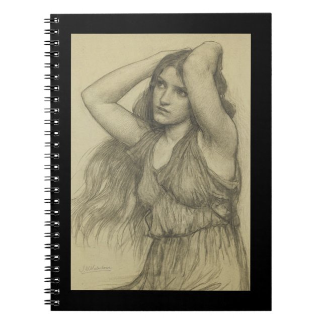 Flora with Long Hair Notebook (Front)