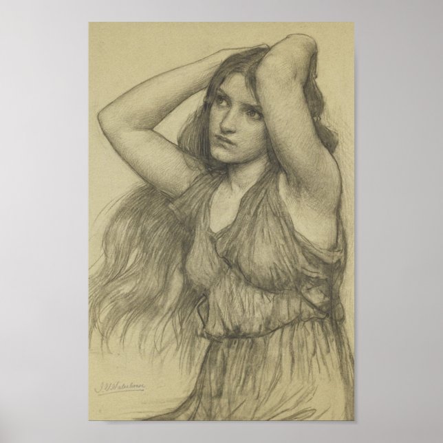 Flora with Long Hair Poster (Front)