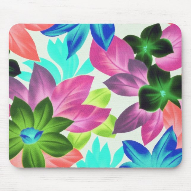 Floral1i Mouse Pad (Front)