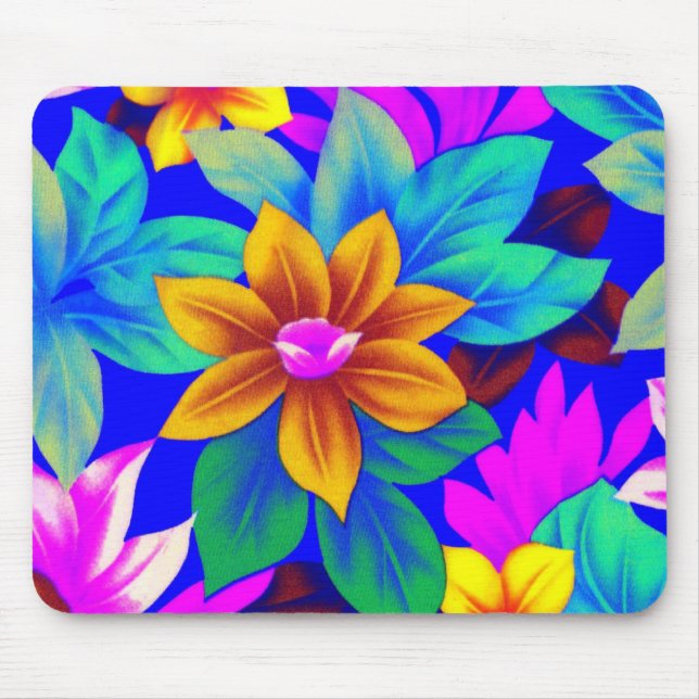 Floral2i2 Mouse Pad (Front)
