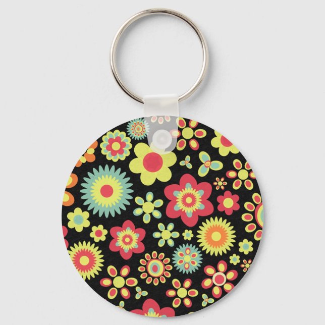 Floral 100113 key ring (Front)