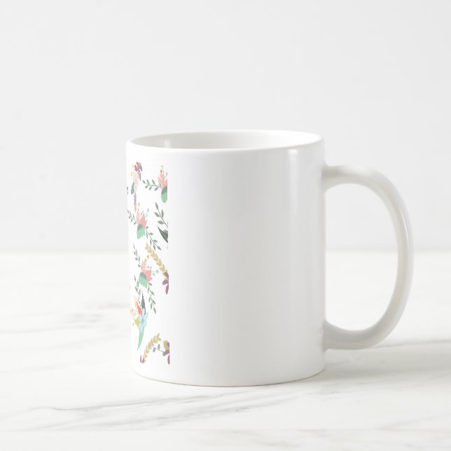 Floral 10 coffee mug (Right)