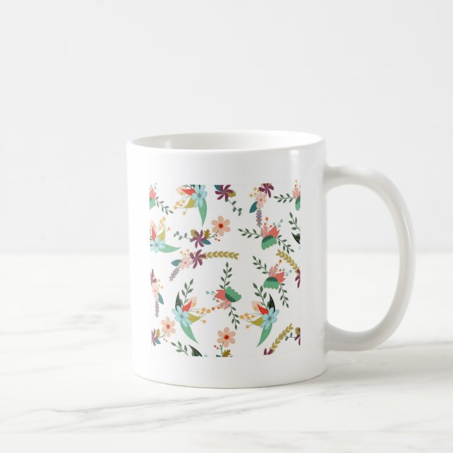 Floral 10 coffee mug (Right)