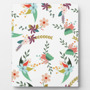 Floral 10 plaque