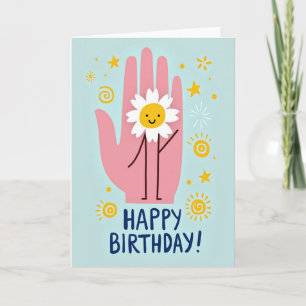 Floral 11Th Birthday Card