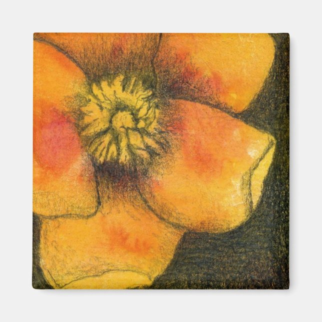 "Floral #1"  Floral Magnet (Front)