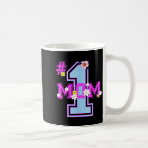 Floral #1 Mom Tee Mothers Day Gifts Cute Mum Flowe Coffee Mug