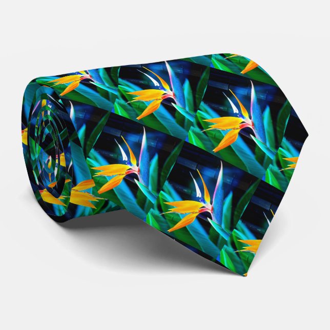 Floral 1 Tie (Rolled)