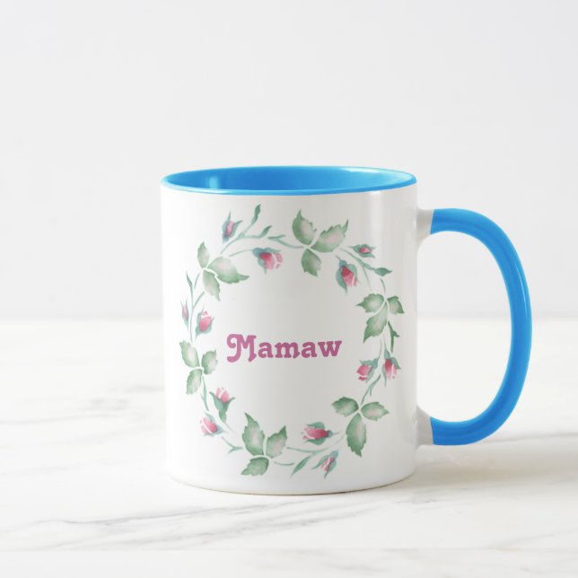 Floral 3 Mamaw Mug (Right)