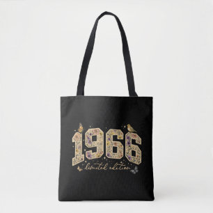 Floral 60th Birthday Limited Edition 1966 Tote Bag