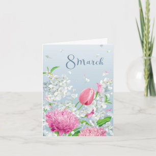 Floral, 8 March International Women's Day Card
