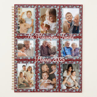 Floral 9 photo collage planner