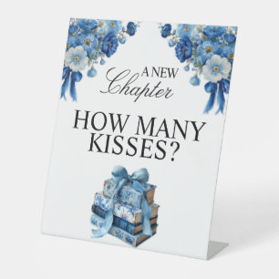 Floral A New Chapter Bridal Shower Tabletop Sign