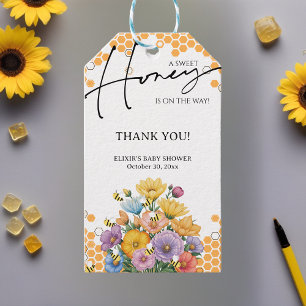 Floral A Sweet Honey Bee Baby Shower Invitation Gift Tags