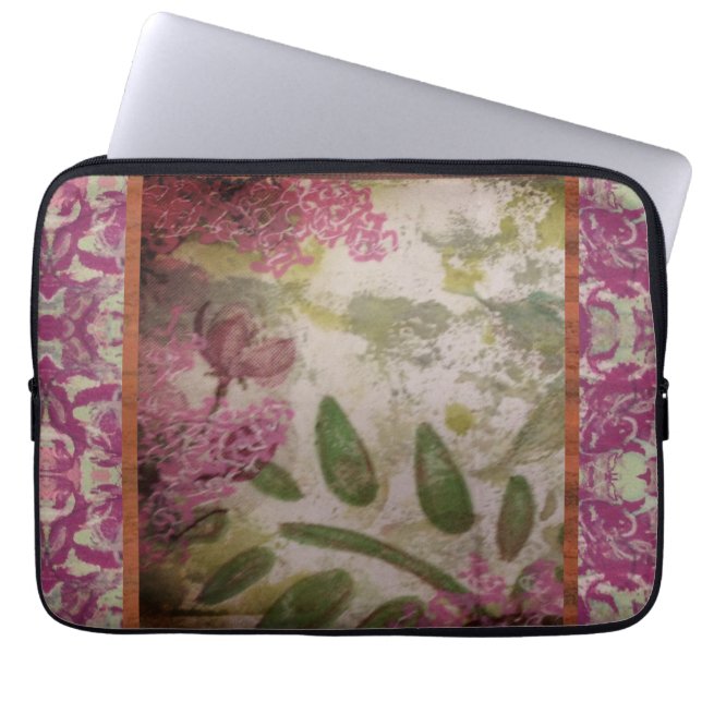 FLoral Abstract 15  Laptop Sleeve (Front)