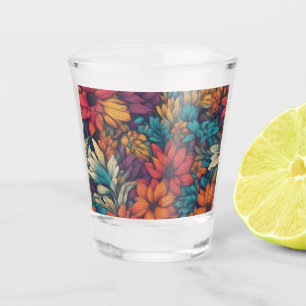 Floral Abstract #60 Shot Glass