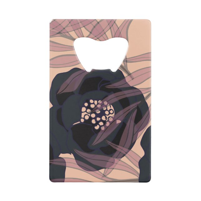 Floral abstract elegance, artistic background. (Front)
