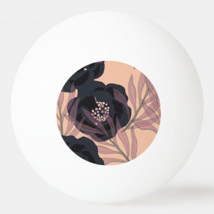 Floral abstract elegance, artistic background. ping pong ball
