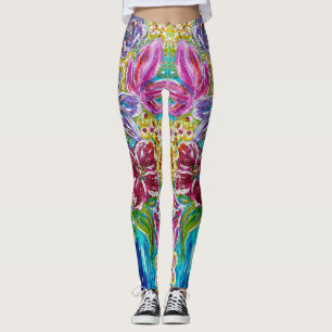 Floral Abstract leggings