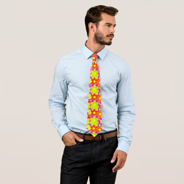 Floral ABstract Neck Tie (In Situ)