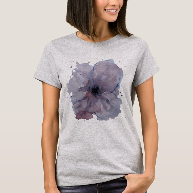 Floral Abstract T-Shirt (Front)