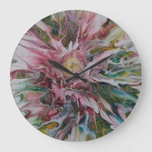 Floral abstract Wall Clock