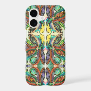 Floral-Abstract Watercolor Pattern