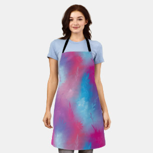 Floral abstraction apron