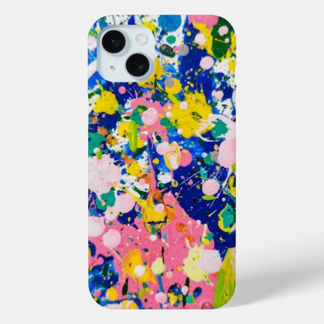 Floral Abstrait Multicolor Case-Mate iPhone Case (Back)