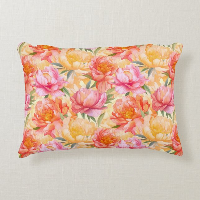 Floral Accent Pillow (Front)