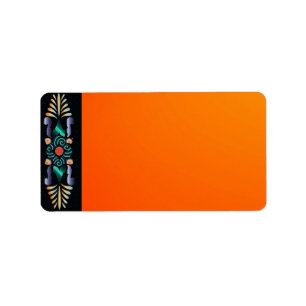 Floral Address Label